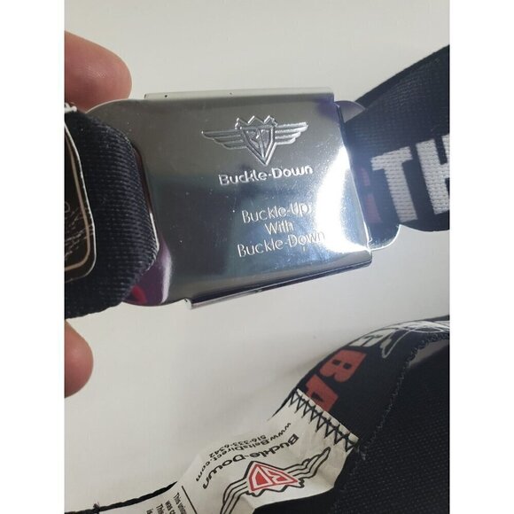 Buckle Down Seatbelt Belt The Big Bang Theory Black NOT 2014 New Old Stock - Picture 3 of 6